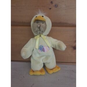 Hugfun International 2003 Plush Stuffed Bear Chick Easter Spring Costume 8" E41